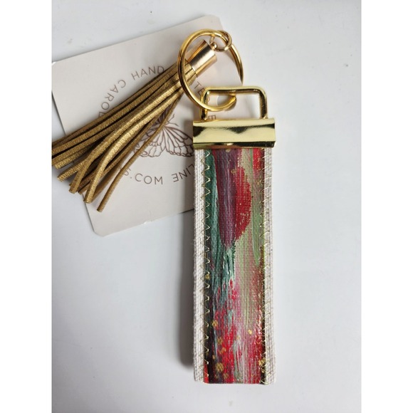 The Unbranded Brand Accessories - Key Fob Chain Holder Hand Painted Lanyard‎ Strap Acrylic Tassel Mathew 16:19